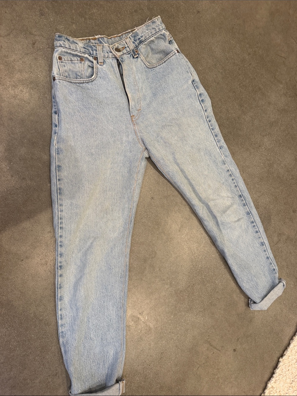 Levi's High-Rise Light Blue Mom Jeans
